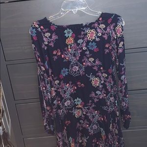 Floral Open Back Dress Size XS